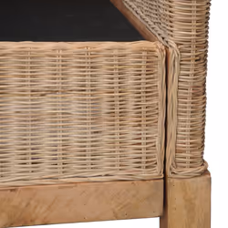 VidaXL 283076 canapé 2 siège(s) Crème, Naturel - Vue supplémentaire 6
