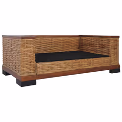 VidaXL 283079 canapé 2 siège(s) Marron, Crème - Vue supplémentaire 5