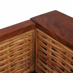 VidaXL 283079 canapé 2 siège(s) Marron, Crème - Vue supplémentaire 7