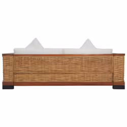VidaXL 283080 canapé 3 siège(s) Marron, Crème