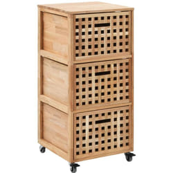 Vidaxl - Armoire de salle de bains 41x41x91 cm Bois de noyer massif