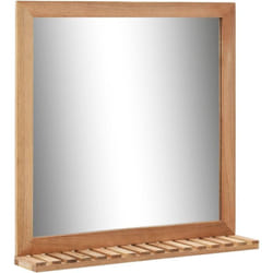 Vidaxl - Miroir de salle de bain 60 x 12 x 62 cm Bois de noyer massif