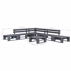 VidaXL 276318 ensemble de meubles de jardin