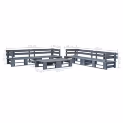 VidaXL 276322 ensemble de meubles de jardin