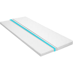 Vidaxl - Sur-matelas 80 x 200 cm Mousse froide Profil d'œuf 6 cm