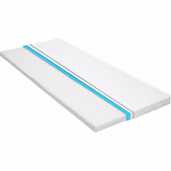 Profitez d'une bonne nuit de sommeil sur notre sur-matelas extra-doux ! Ce sur-matelas, d'une épaisseur d'environ 6 cm, est e ...