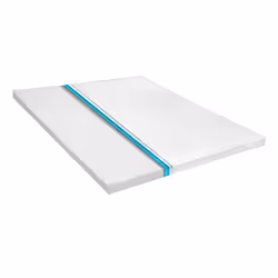VidaXL 282772, Taille double/complet, High density foam mattress, Doux, Blanc, Polyester, Polyester