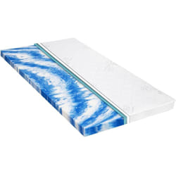 vidaXL Sur-matelas 120 x 200 cm Mousse de gel 7 cm - 120 x 200 cm