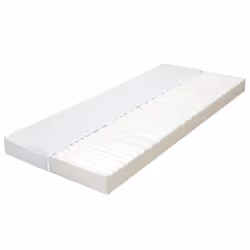 VidaXL 282805, Taille lit simple/twin XL, Blanc, Polyester, 1000 mm, 2000 mm, 100 mm