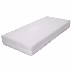 VidaXL 282815, Taille enfant / adulte, Matelas à ressorts, Blanc, Polyester, 800 mm, 2000 mm