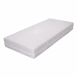 VidaXL 282817, Taille lit simple/twin, Matelas à ressorts, Blanc, Polyester, 1000 mm, 2000 mm