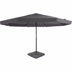 Ce parasol de jardin est doté d'un cadre robuste en aluminium, d'une grande housse résistante aux UV et d'une base portable s ...