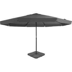Vidaxl - Parasol avec base portable Anthracite