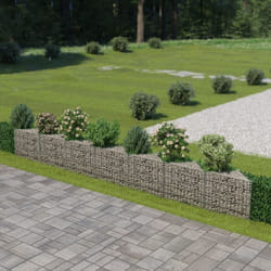 Vidaxl - Mur de gabion Acier galvanisé 450x30x50 cm