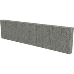 Mur à gabion avec couvercles Acier galvanisé 600 x 30 x 150 cm - Vidaxl