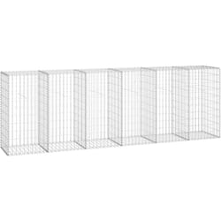 Vidaxl - Mur en gabion avec couvercles Acier galvanisé 300 x 50 x 100 cm