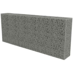 Mur en gabion avec couvercles Acier galvanisé 300 x 50 x 150 cm