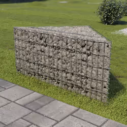 Notre lit surélevé en gabion constitue un moyen utile de créer une bordure solide et élégante pour une plate-bande de fleurs  ...