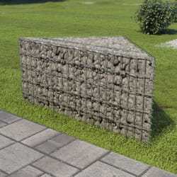 Vidaxl - Lit surélevé à gabion Acier galvanisé 75x75x50 cm