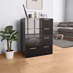 Avec son utilité pratique, le buffet deviendra le complément idéal dans votre chambre. Fabriqué en bois d’ingénierie avec une ...