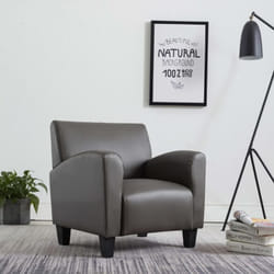 Vidaxl - Chaise gris similicuir