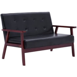 VidaXL 248642 canapé 2 siège(s) Noir