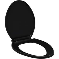 Vidaxl - Abattant wc à fermeture en douceur Libération rapide Noir