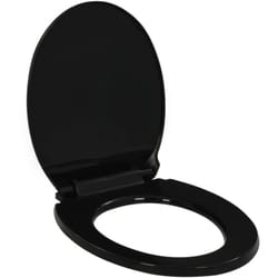 Vidaxl - Abattant wc à fermeture en douceur Libération rapide Noir