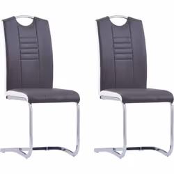 Notre ensemble de chaises de salle à manger cantilever présente un design élégant et moderne, qui sera parfait pour votre mai ...
