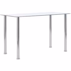 Cette table de salle à manger, aux lignes épurées et modernes, sera un excellent choix pour votre cuisine, salle à manger ou  ...