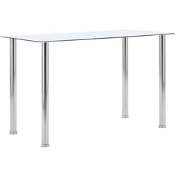 Vidaxl - Table à manger Transparent 120x60x75 cm Verre trempé