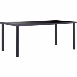 Cette table de salle à manger, aux lignes épurées et modernes, sera un excellent choix pour votre cuisine, salle à manger ou  ...