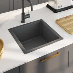 Vier de cuisine fait à la main Noir Acier inoxydable