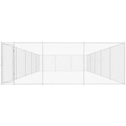 Chenil extérieur pour chiens Acier galvanisé 950x570x185 cm