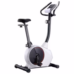 VidaXL 91907, Vélo vertical, Magnétique, 120 kg, Ceinture côtelée, Calories, Distance, Rythme cardiaque, Vitesse, Temps, Noir ...