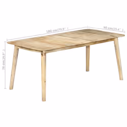 VidaXL 282720 table de cuisine et de salle à manger - Vue supplémentaire 7