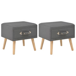 VidaXL 276379 Table de nuit et table de chevet Gris