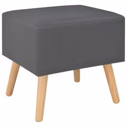 VidaXL 276379 Table de nuit et table de chevet Gris - Vue supplémentaire 4