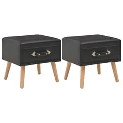 VidaXL 276381 Table de nuit et table de chevet Noir