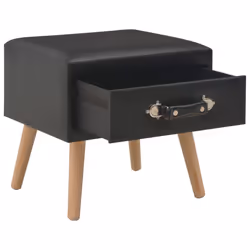 VidaXL 276381 Table de nuit et table de chevet Noir