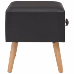 VidaXL 276381 Table de nuit et table de chevet Noir - Vue supplémentaire 6