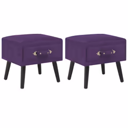 VidaXL 276385, Violet, Polyester, 400 mm, 350 mm, 400 mm, 2 pièce(s)