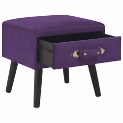 VidaXL 276385 Table de nuit et table de chevet Violet
