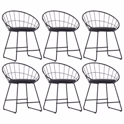 VidaXL 276236, Simili-cuir, Acier, 580 mm, 510 mm, 725 mm, 39,5 cm, 44 cm