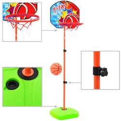 vidaXL Ensemble de panier et de ballon de basket pour enfants