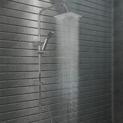 Vidaxl - Ensemble de douche à deux têtes avec douchette Acier inoxydable