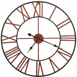Vidaxl - Horloge murale Métal 58 cm Rouge