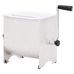 Vidaxl - Mélangeur de viande manuel avec couvercle Argenté Inox