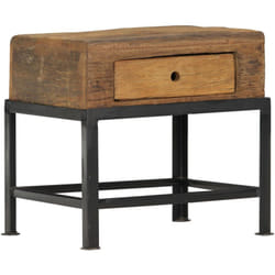 Vidaxl - Table de chevet 40 x 35 x 40 cm bois de récupération massif