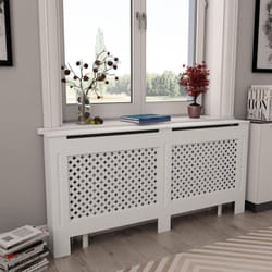 Cache-radiateur Blanc 172x19x81,5 cm mdf Vidaxl